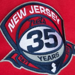 Mitchell & Ness Hoodies & Sweatshirts-All Over Crew 3.0 New Jersey Nets