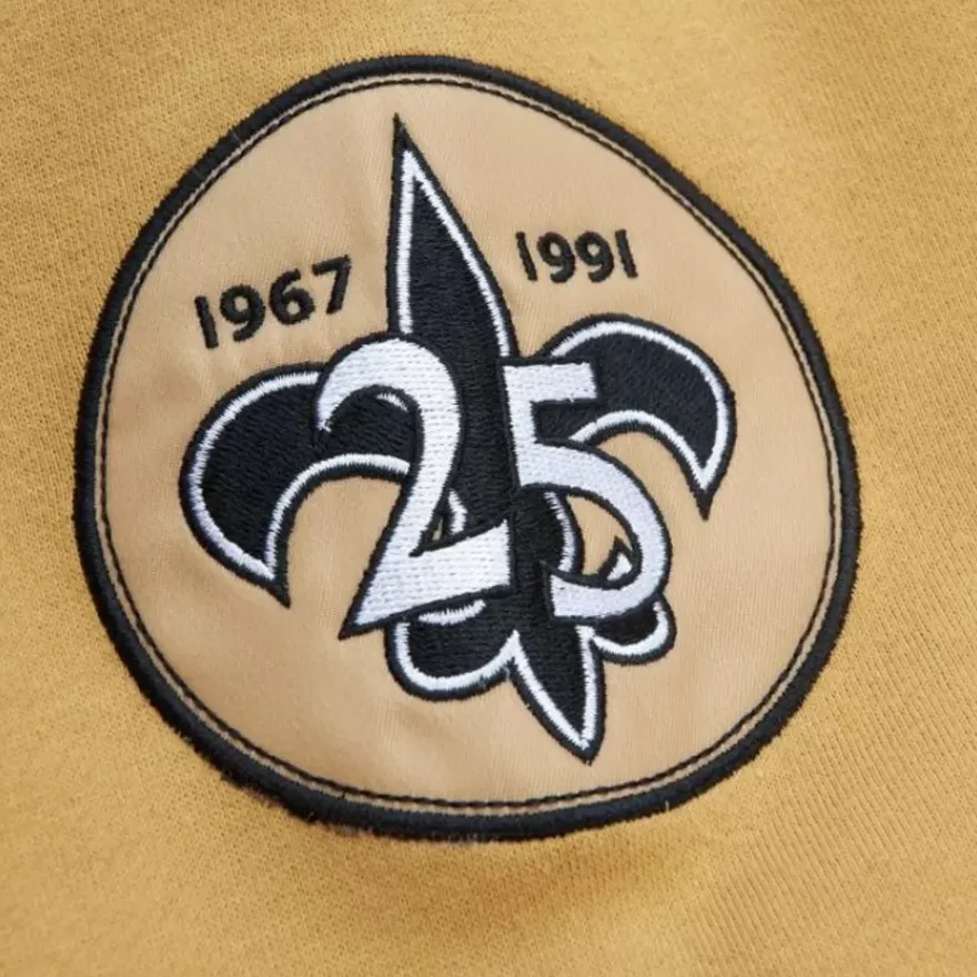 Mitchell & Ness Hoodies & Sweatshirts-All Over Crew 3.0 New Orleans Saints