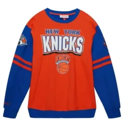 Mitchell & Ness T-Shirts & Tops-All Over Crew 2.0 New York Knicks