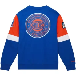 Mitchell & Ness Hoodies & Sweatshirts-All Over Crew 3.0 New York Knicks