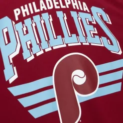Mitchell & Ness Hoodies & Sweatshirts-All Over Crew 3.0 Philadelphia Phillies