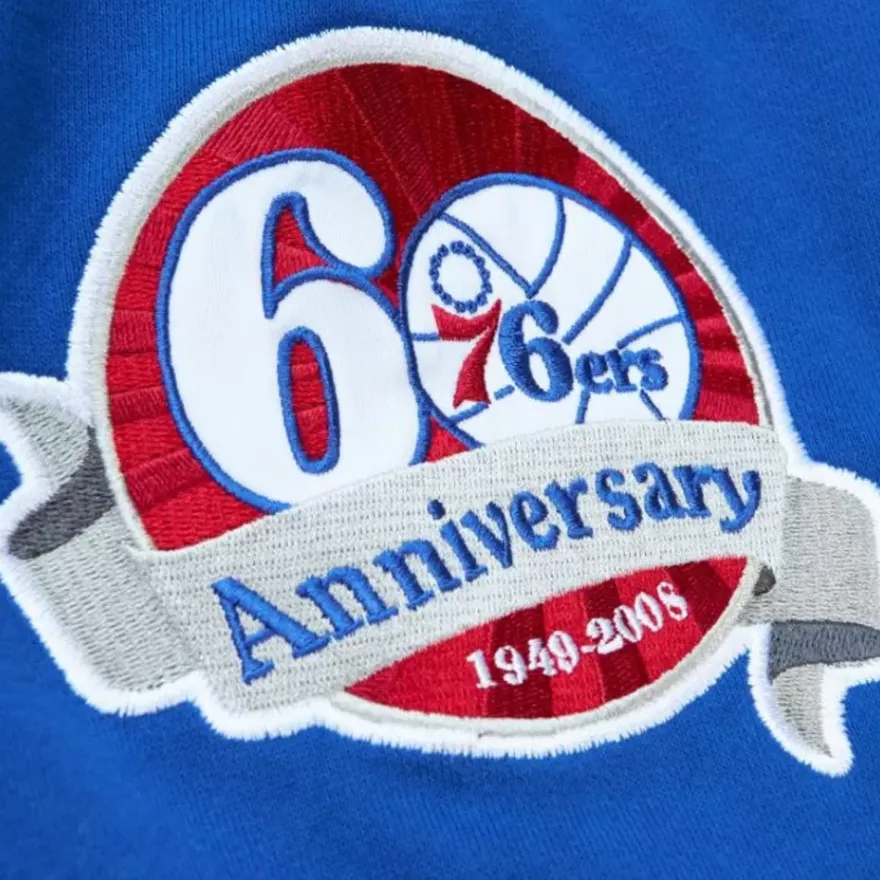 Mitchell & Ness Hoodies & Sweatshirts-All Over Crew 3.0 Philadelphia 76Ers