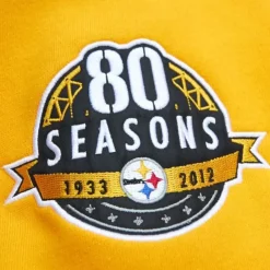 Mitchell & Ness Hoodies & Sweatshirts-All Over Crew 3.0 Pittsburgh Steelers