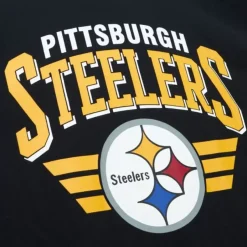 Mitchell & Ness Hoodies & Sweatshirts-All Over Crew 3.0 Pittsburgh Steelers