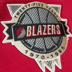 Mitchell & Ness Hoodies & Sweatshirts-All Over Crew 3.0 Portland Trail Blazers