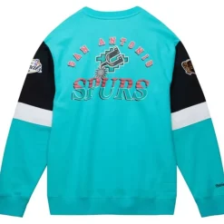 Mitchell & Ness Hoodies & Sweatshirts-All Over Crew 3.0 San Antonio Spurs