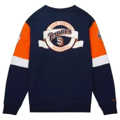 Mitchell & Ness Hoodies & Sweatshirts-All Over Crew 3.0 San Diego Padres
