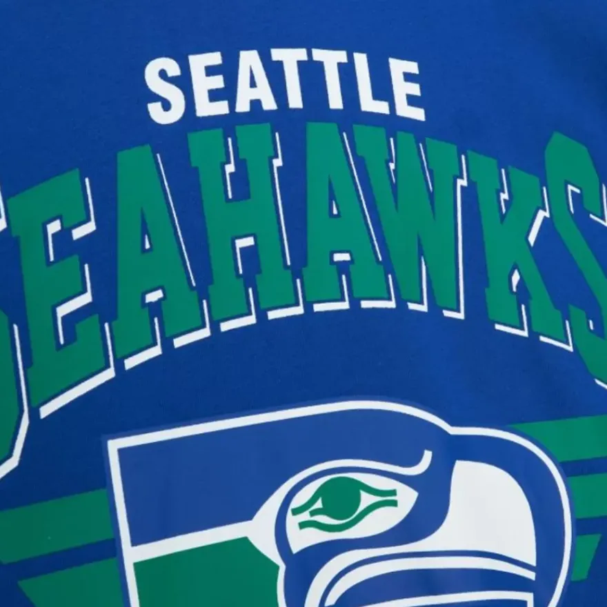 Mitchell & Ness Hoodies & Sweatshirts-All Over Crew 3.0 Seattle Seahawks