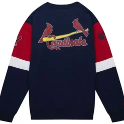 Mitchell & Ness Hoodies & Sweatshirts-All Over Crew 3.0 St. Louis Cardinals