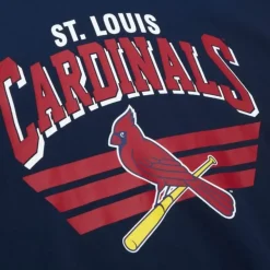 Mitchell & Ness Hoodies & Sweatshirts-All Over Crew 3.0 St. Louis Cardinals