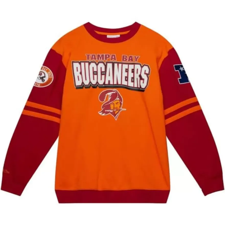 Mitchell & Ness T-Shirts & Tops-All Over Crew 2.0 Tampa Bay Buccaneers