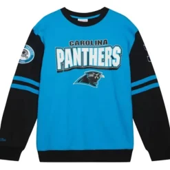 Mitchell & Ness T-Shirts & Tops-All Over Crew 2.0 Tee Carolina Panthers