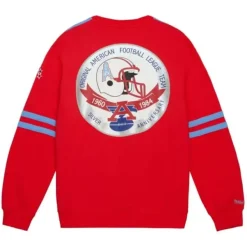 Mitchell & Ness T-Shirts & Tops-All Over Crew 2.0 Tee Houston Oilers