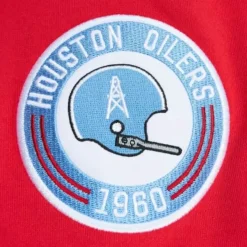 Mitchell & Ness T-Shirts & Tops-All Over Crew 2.0 Tee Houston Oilers