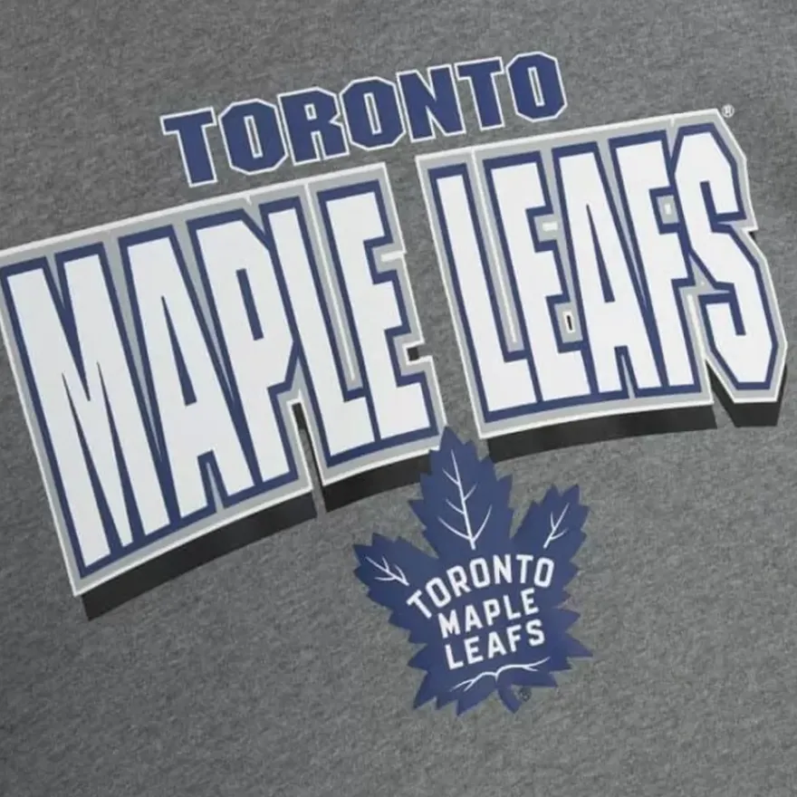 Mitchell & Ness Hoodies & Sweatshirts-All Over Crew 2.0 Toronto Maple Leafs