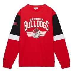 Mitchell & Ness Hoodies & Sweatshirts-All Over Crew 3.0 University Of Georgia