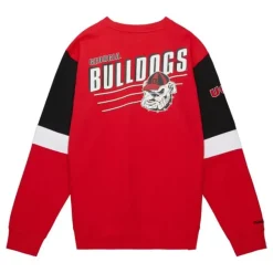 Mitchell & Ness Hoodies & Sweatshirts-All Over Crew 3.0 University Of Georgia