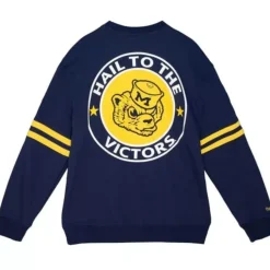 Mitchell & Ness Hoodies & Sweatshirts-All Over Crew 2.0 University Of Michigan