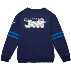 Mitchell & Ness Hoodies & Sweatshirts-All Over Crew 2.0 Winnipeg Jets