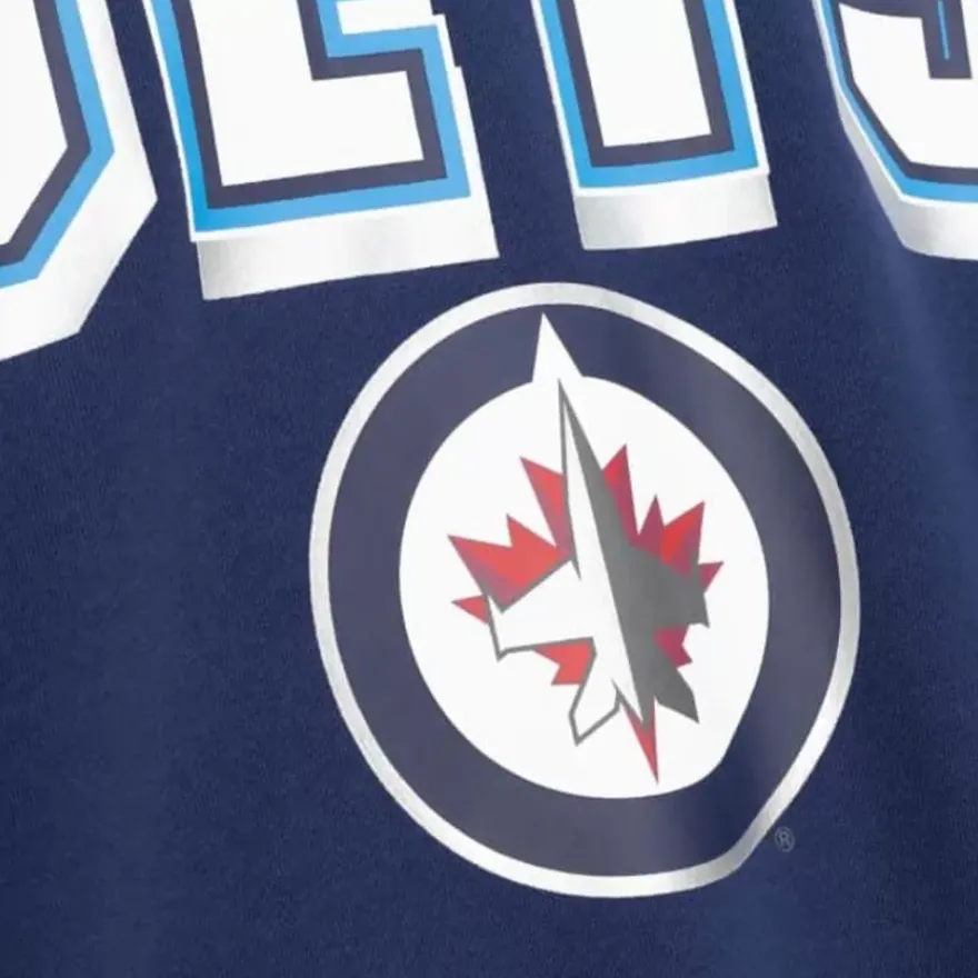 Mitchell & Ness Hoodies & Sweatshirts-All Over Crew 2.0 Winnipeg Jets