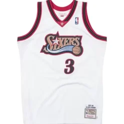 Mitchell & Ness Nba Authentic-Allen Iverson 1997-98 Philadelphia 76Ers Home Authentic Jersey