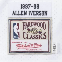 Mitchell & Ness Nba Authentic-Allen Iverson 1997-98 Philadelphia 76Ers Home Authentic Jersey
