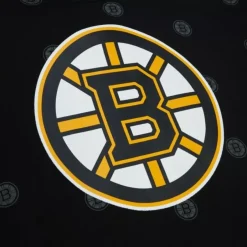 Mitchell & Ness Hoodies & Sweatshirts-Aop Fleece Hoodie Boston Bruins