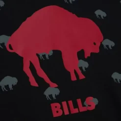 Mitchell & Ness Hoodies & Sweatshirts-Aop Fleece Hoodie Buffalo Bills