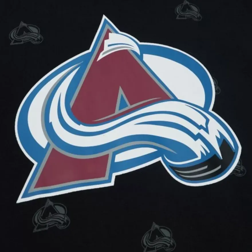 Mitchell & Ness Hoodies & Sweatshirts-Aop Fleece Hoodie Colorado Avalanche