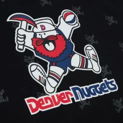 Mitchell & Ness Hoodies & Sweatshirts-Aop Fleece Hoodie Denver Nuggets