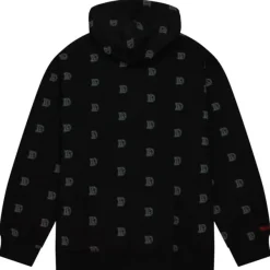 Mitchell & Ness Hoodies & Sweatshirts-Aop Fleece Hoodie Denver Broncos