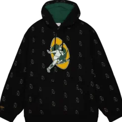 Mitchell & Ness Hoodies & Sweatshirts-Aop Fleece Hoodie Green Bay Packers