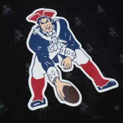 Mitchell & Ness Hoodies & Sweatshirts-Aop Fleece Hoodie New England Patriots