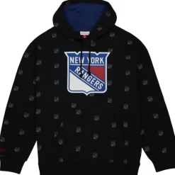 Mitchell & Ness Hoodies & Sweatshirts-Aop Fleece Hoodie New York Rangers