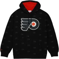 Mitchell & Ness Hoodies & Sweatshirts-Aop Fleece Hoodie Philadelphia Flyers