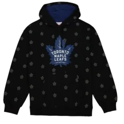 Mitchell & Ness Hoodies & Sweatshirts-Aop Fleece Hoodie Toronto Maple Leafs