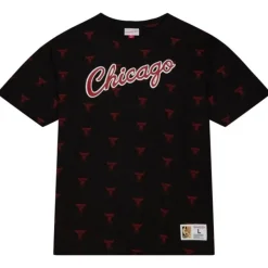 Mitchell & Ness T-Shirts & Tops-Aop S/S Top Chicago Bulls