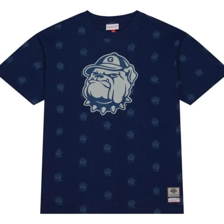 Mitchell & Ness T-Shirts & Tops-Aop Ss Top Georgetown University