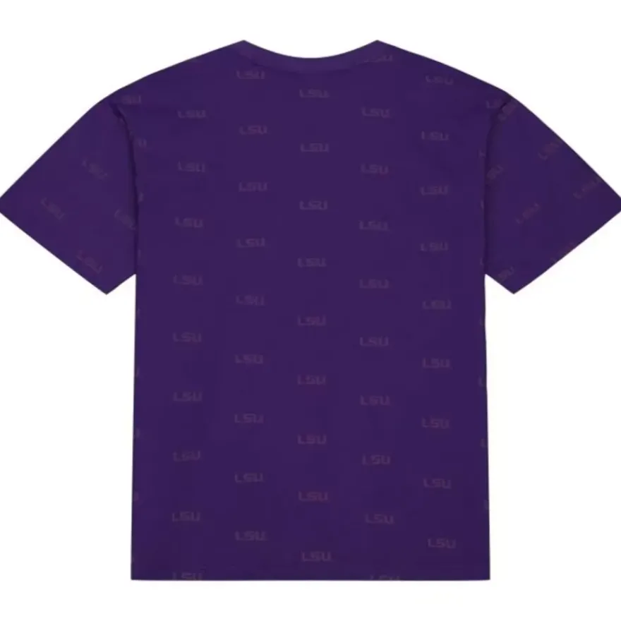 Mitchell & Ness T-Shirts & Tops-Aop Ss Top Louisiana State University