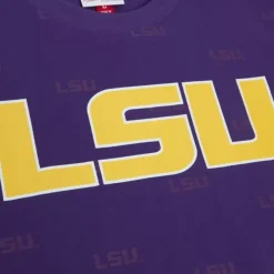 Mitchell & Ness T-Shirts & Tops-Aop Ss Top Louisiana State University