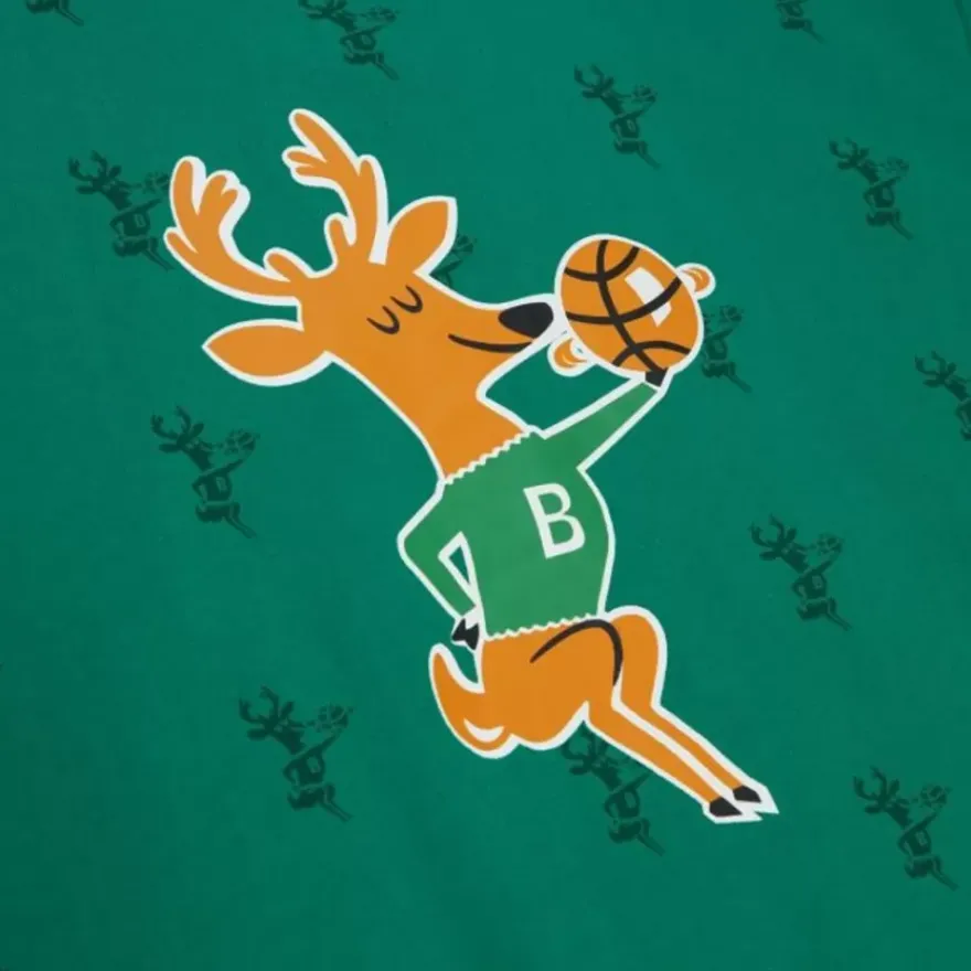 Mitchell & Ness T-Shirts & Tops-Aop S/S Top Milwaukee Bucks