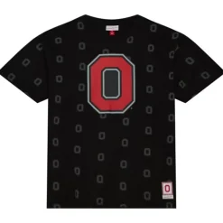 Mitchell & Ness T-Shirts & Tops-Aop Ss Top Ohio State
