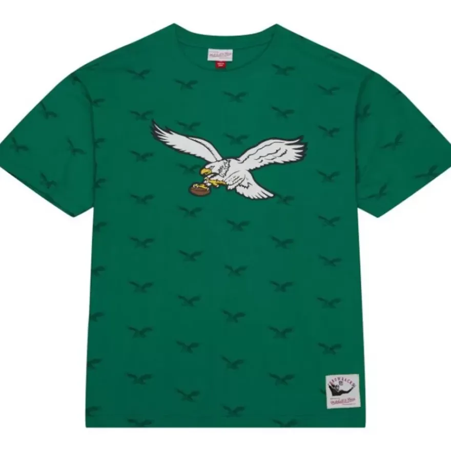 Mitchell & Ness T-Shirts & Tops-Aop S/S Top Philadelphia Eagles