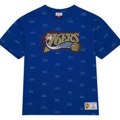 Mitchell & Ness T-Shirts & Tops-Aop S/S Top Philadelphia 76Ers