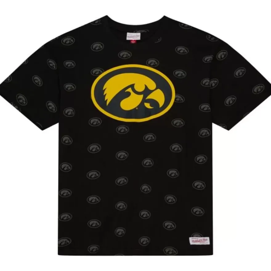 Mitchell & Ness T-Shirts & Tops-Aop Ss Top University Of Iowa