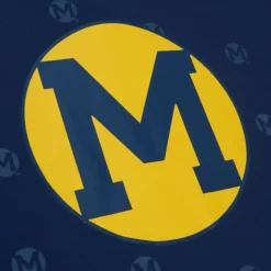 Mitchell & Ness T-Shirts & Tops-Aop Ss Top University Of Michigan