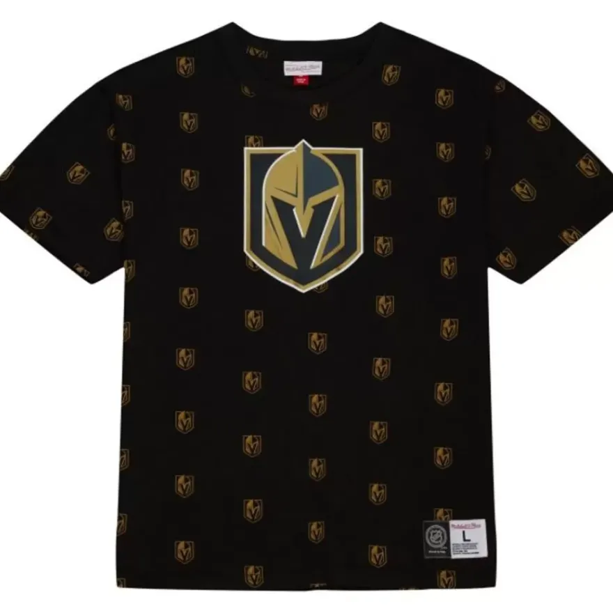 Mitchell & Ness T-Shirts & Tops-Aop S/S Top Vegas Golden Knights