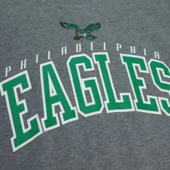 Mitchell & Ness Hoodies & Sweatshirts-Arch Team Crew Philadelphia Eagles