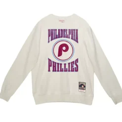 Mitchell & Ness Hoodies & Sweatshirts-Arched Lockup Crew Philadelphia Phillies