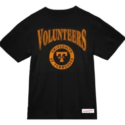 Mitchell & Ness T-Shirts & Tops-Arched Logo Lockup Slub Tee University Of Tennessee